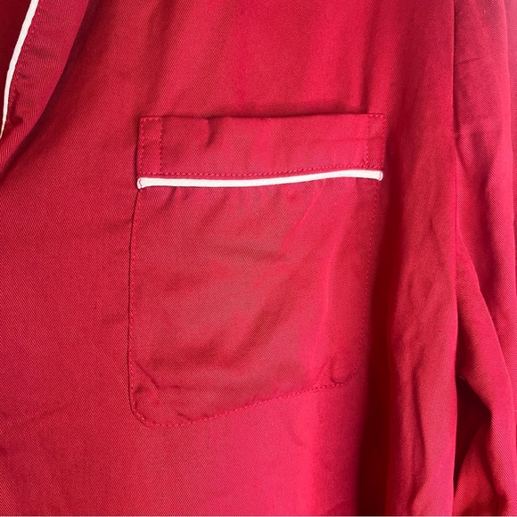 SOMA COOL NIGHTS 2 Piece Pajama Set Pants (M)  Top (L) Paint The Town Red Size S - Picture 9 of 12
